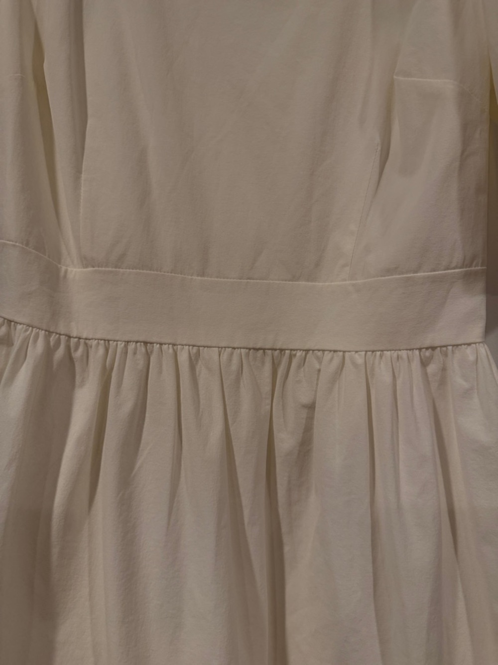 Rachel Parcell Cream Square Neck Puff Sleeve Midi Dress medium - Picture 4 of 8